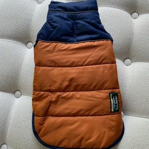 L.L.Bean Reversible Mountain Classic Dog Parka Size Small